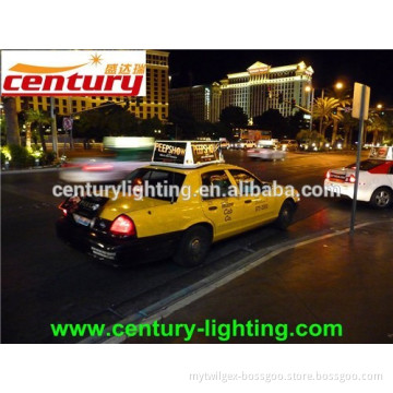 taxi advertising panel